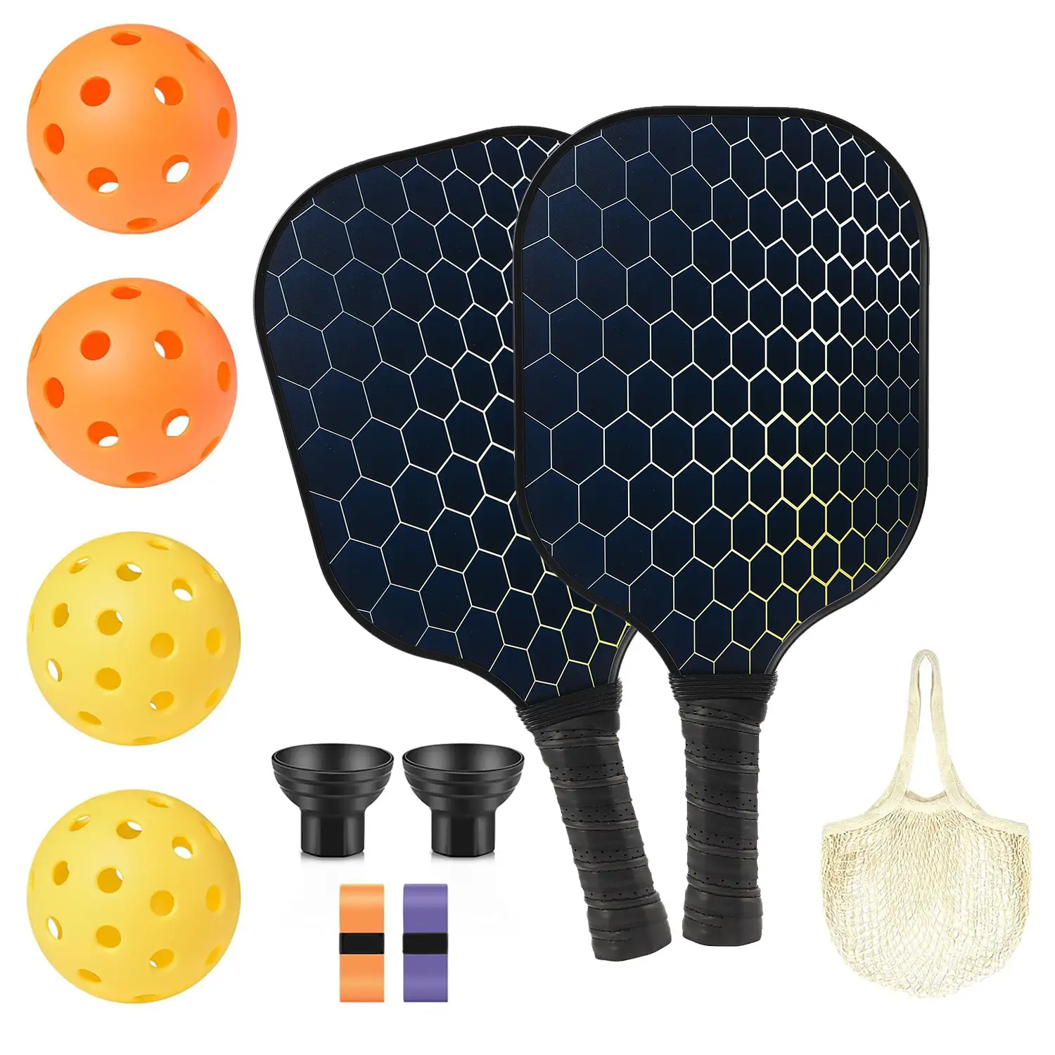 Peak Racket Integrated Shot Glass Fiber Outdoor Shoulder Bag Suit Cross-Border Pickle Ball Paddle — feature 5