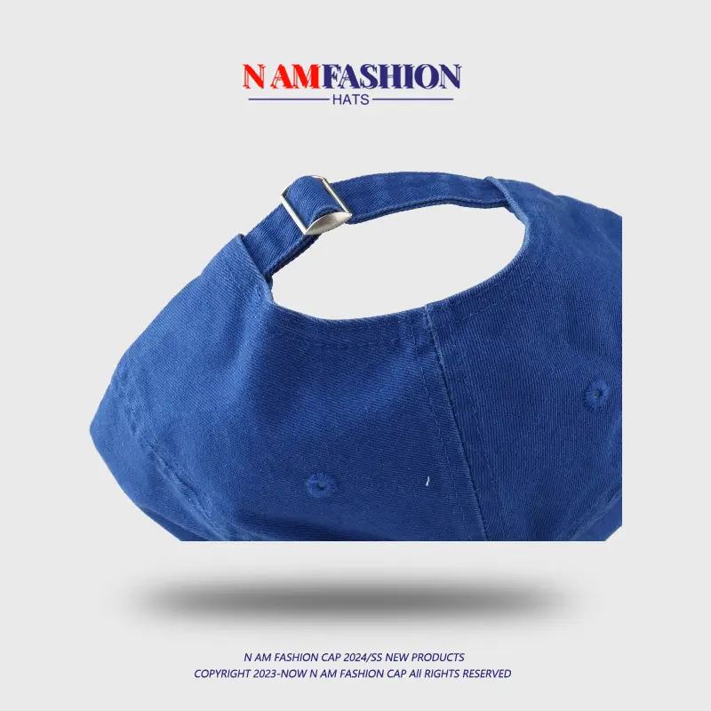 Light Blue Embroidered Letter Hat for Women — feature 10