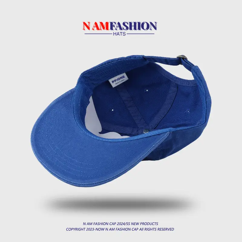Light Blue Embroidered Letter Hat for Women — feature 11