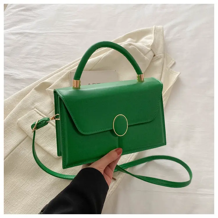 Women's 2024 Square PU Leather Crossbody Bag Beige β feature 20