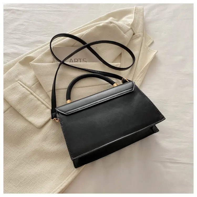 Women's 2024 Square PU Leather Crossbody Bag Beige β feature 27