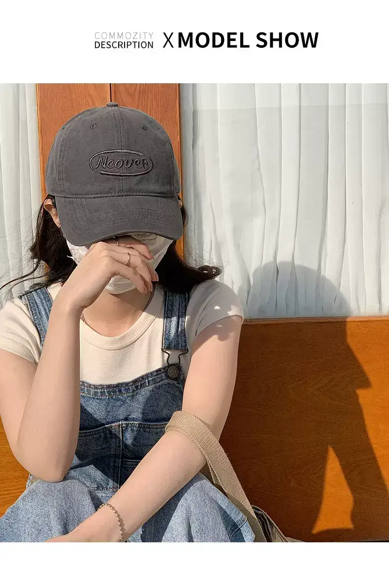 Neower Pink Embroidered Black Peak Cap — feature 7