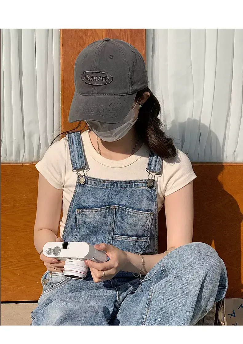 Neower Pink Embroidered Black Peak Cap — feature 8