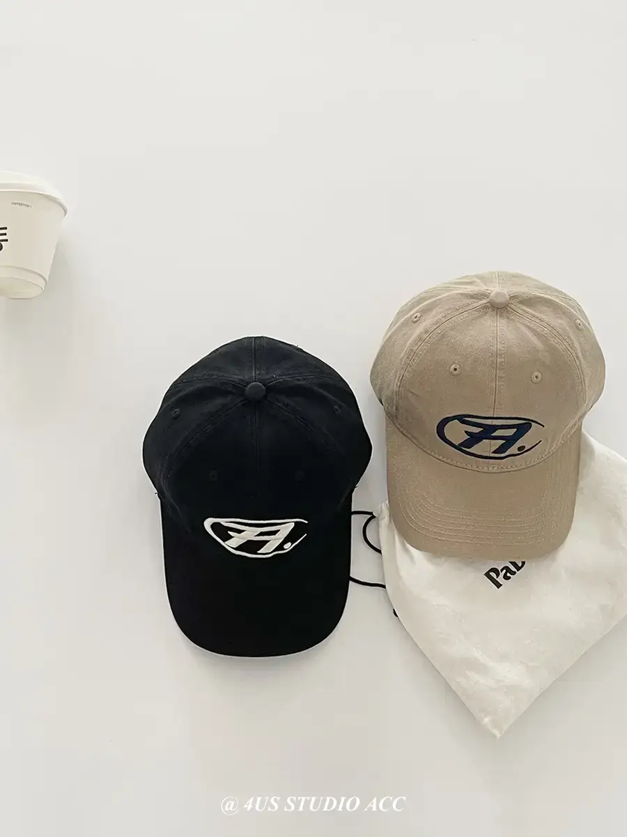 Black Embroidered Women's Baseball Cap with Logo - Image 10