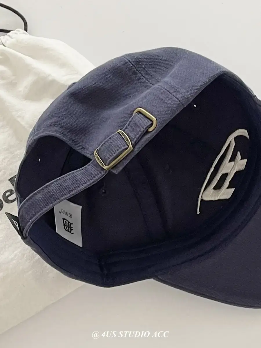 Black Embroidered Women's Baseball Cap with Logo - Image 11
