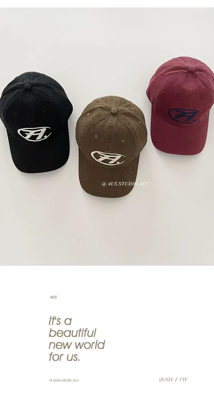 Black Embroidered Women's Baseball Cap with Logo — feature 5