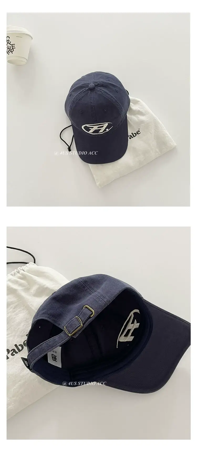 Black Embroidered Women's Baseball Cap with Logo — feature 6