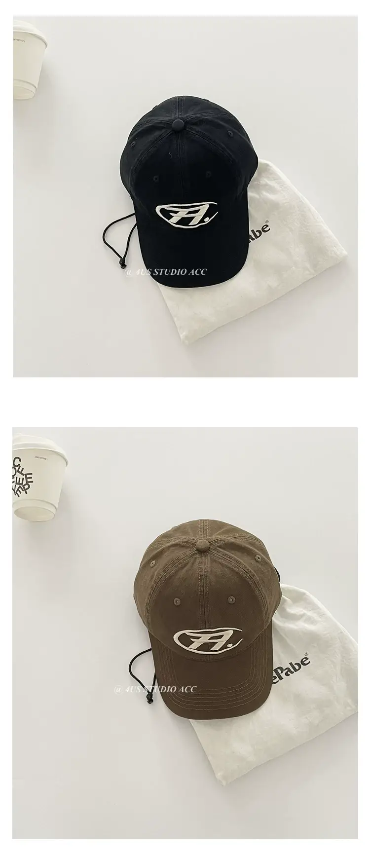 Black Embroidered Women's Baseball Cap with Logo — feature 8