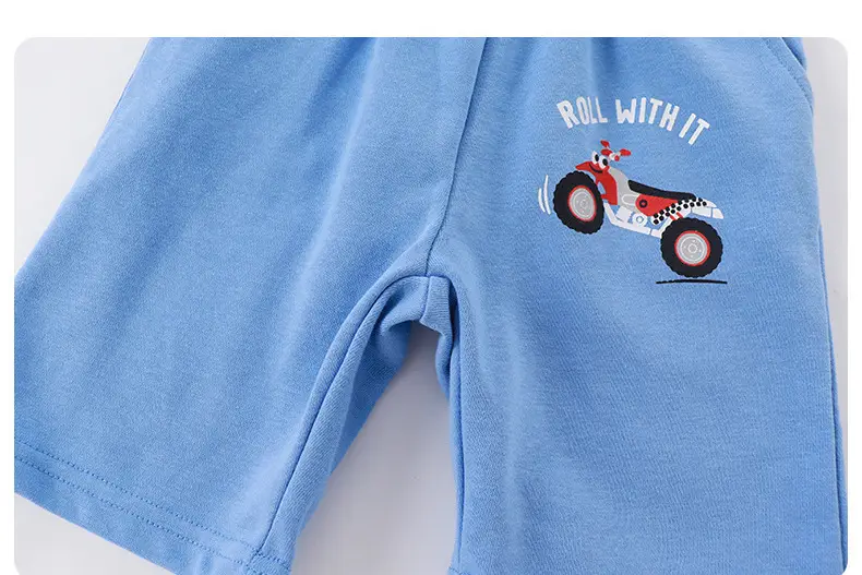 Kids Moto T-Shirt Blue Short Sleeve 2025 — feature 10