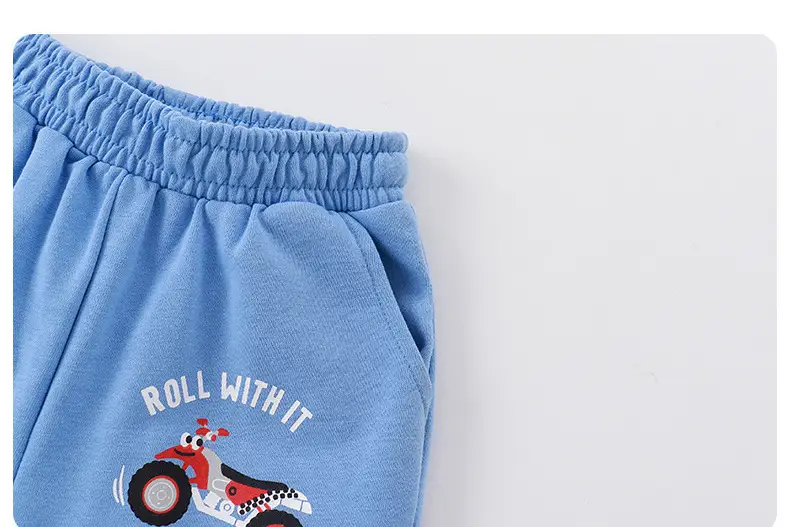 Kids Moto T-Shirt Blue Short Sleeve 2025 — feature 7