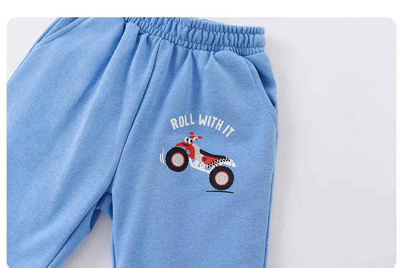 Kids Moto T-Shirt Blue Short Sleeve 2025 — feature 8