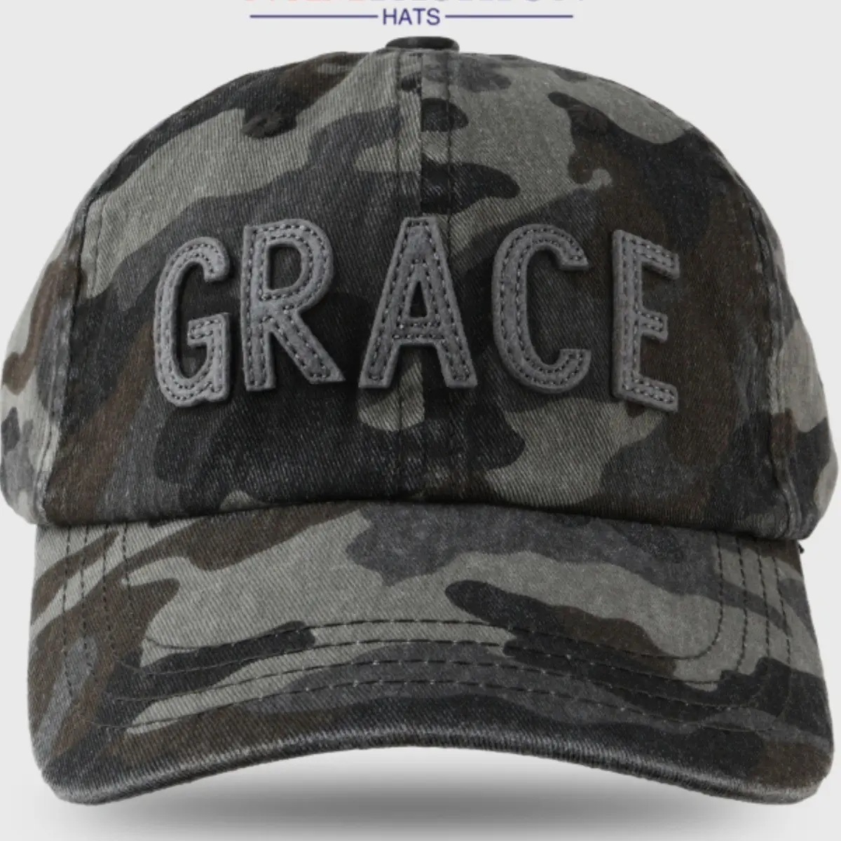 Men Camo Baseball Cap with "BRACE" Embroidery - Image 5