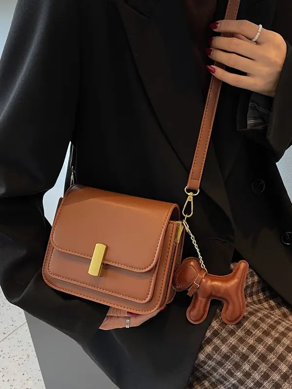 White Bone Design Crossbody Bag for Women - Image 10