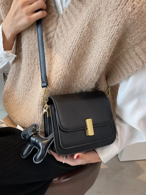 White Bone Design Crossbody Bag for Women - Image 12