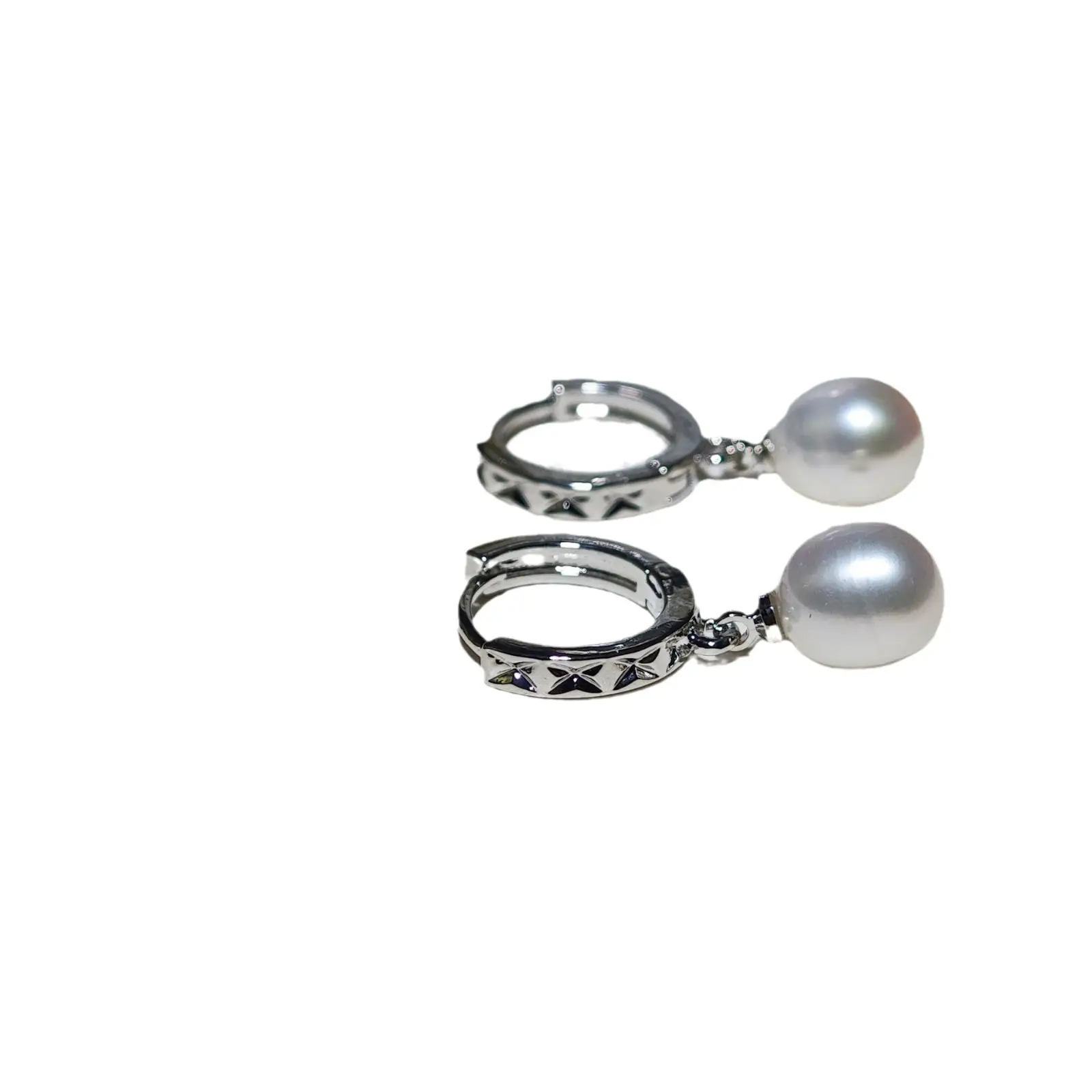 Copper Gold Plated Pearl Ear Buckle Set - Image 7