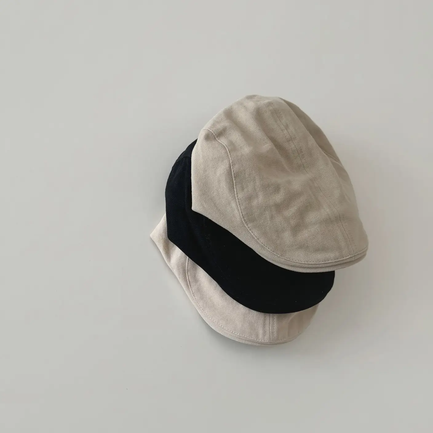 Thin Beige Sunshade Cap for Kids Spring Autumn 2025 - Image 6