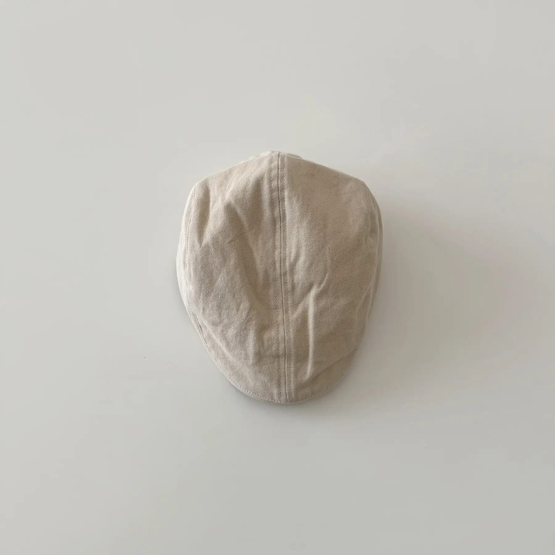Thin Beige Sunshade Cap for Kids Spring Autumn 2025 - Image 2