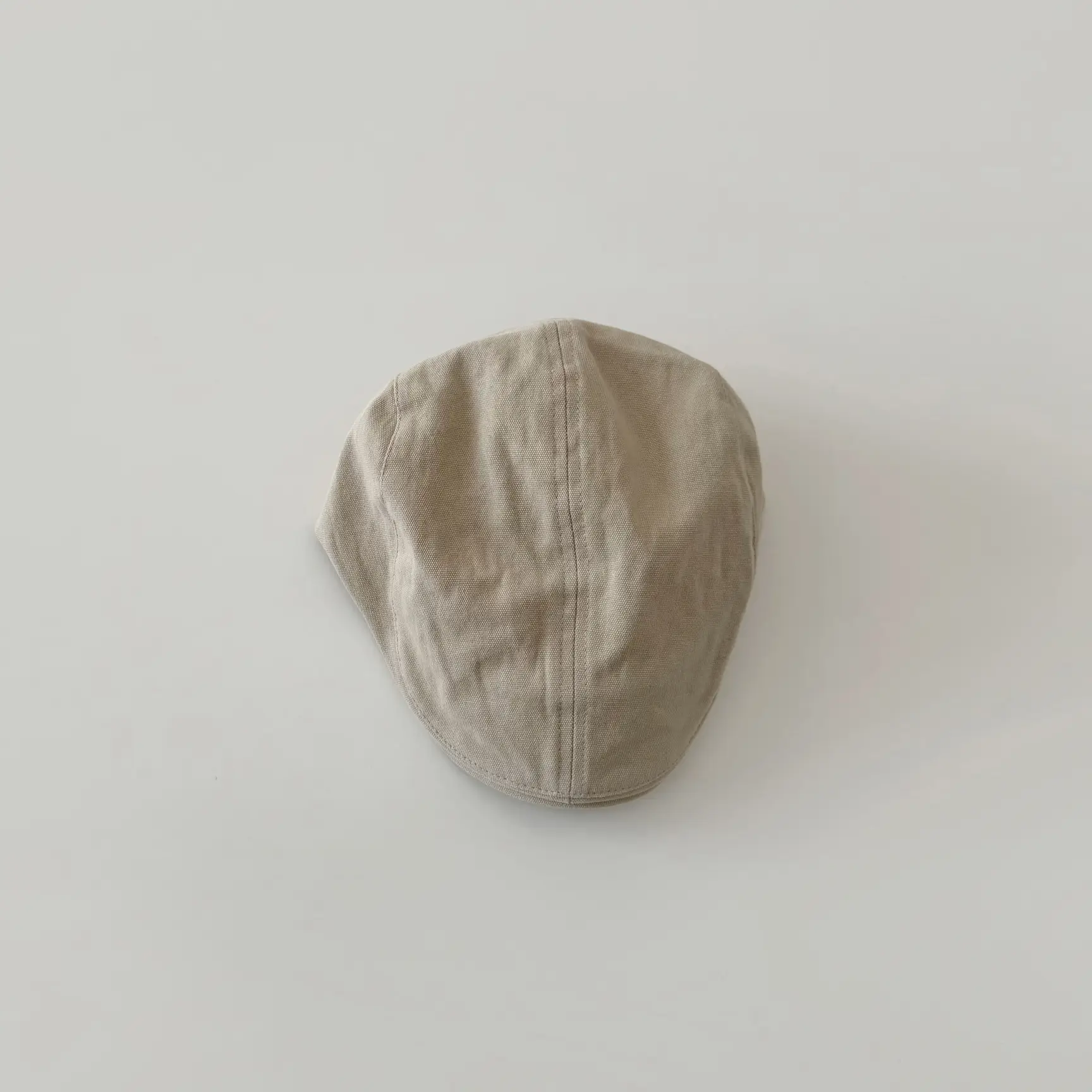 Thin Beige Sunshade Cap for Kids Spring Autumn 2025 - Image 3