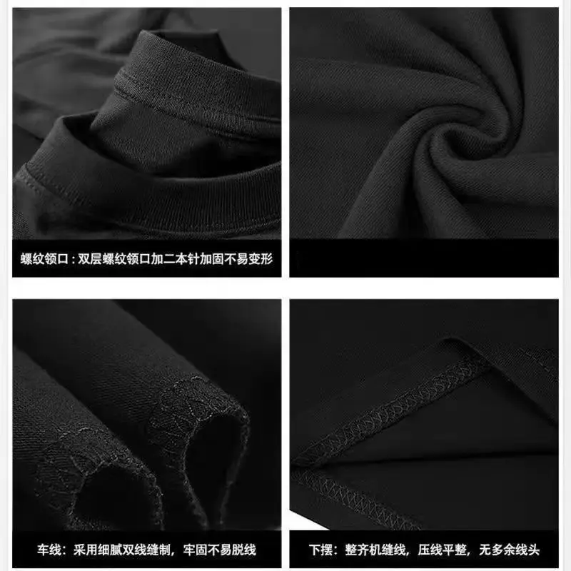 Women Black Cotton Long Sleeve T-Shirt Loose Layered