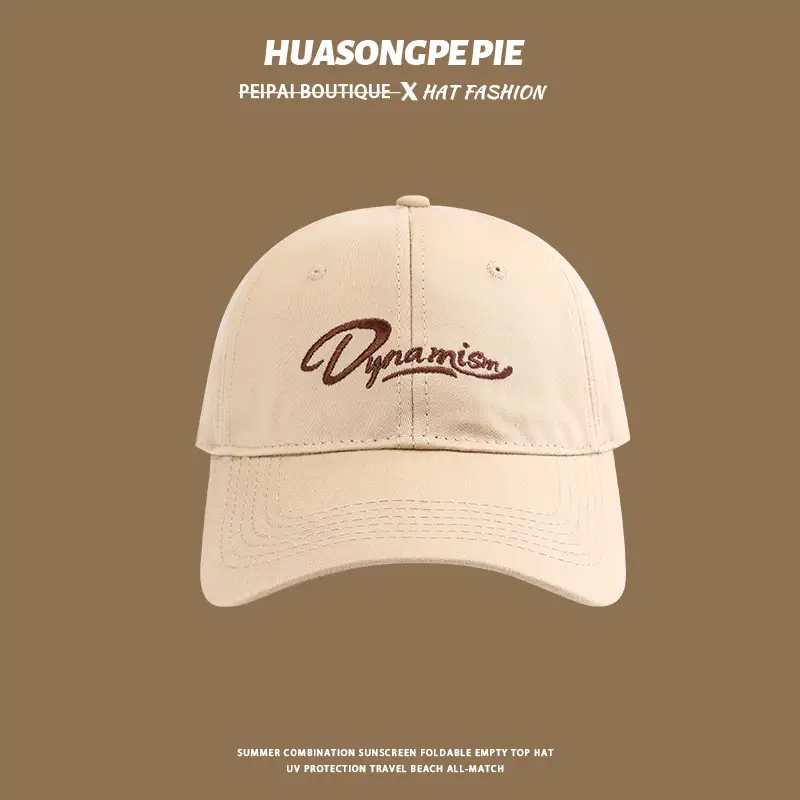 2024 Wu Aton Embroidered Baseball Cap for Women Black - Image 3