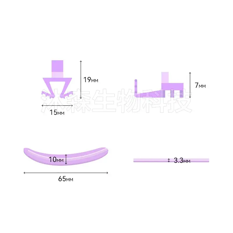 Green Silicone Eyelash Separators for Eyelashes - Image 13