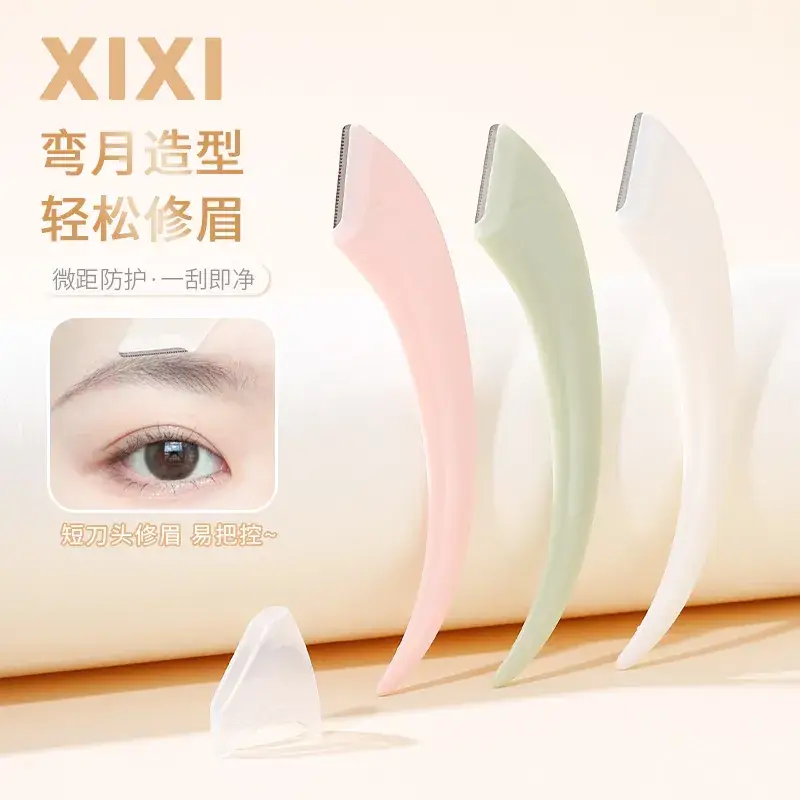 XIXI Curved Eyebrow Knife for Beginners Safe Easy Use - Image 6
