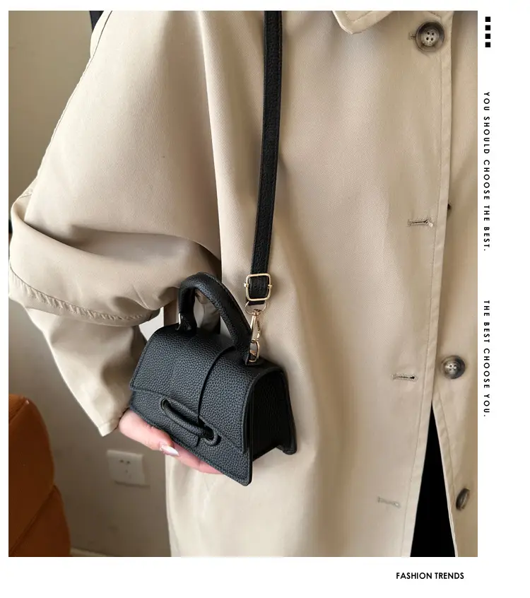White Korean Style Shoulder Messenger Bag for Women — feature 1