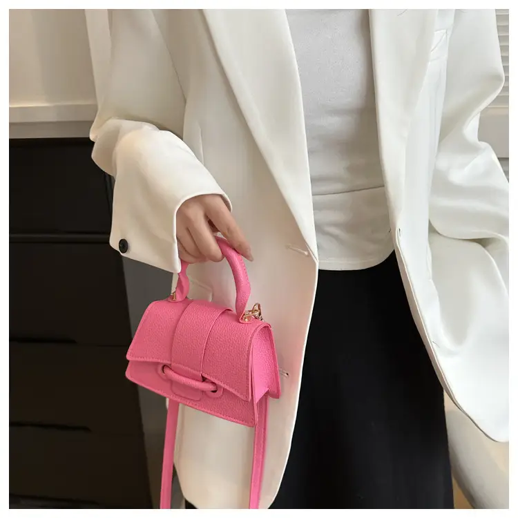 White Korean Style Shoulder Messenger Bag for Women — feature 15