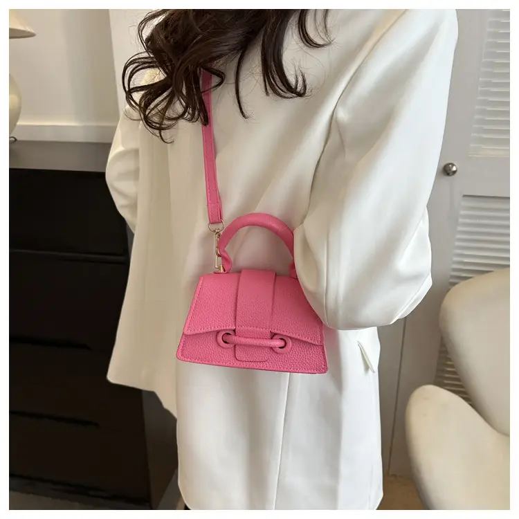 White Korean Style Shoulder Messenger Bag for Women — feature 17