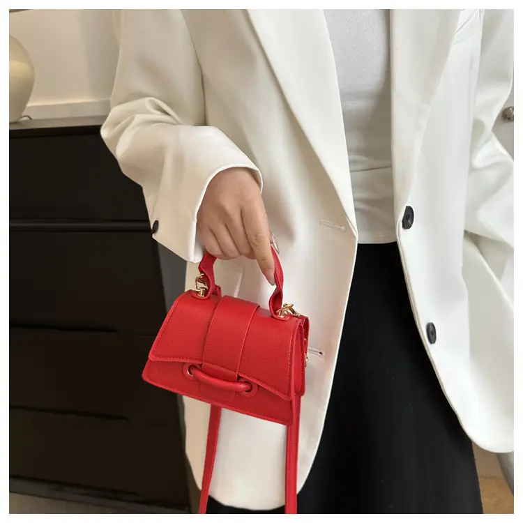 White Korean Style Shoulder Messenger Bag for Women — feature 18