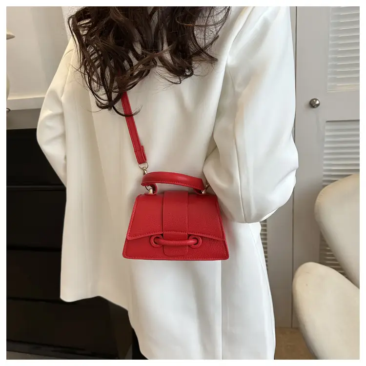 White Korean Style Shoulder Messenger Bag for Women — feature 20
