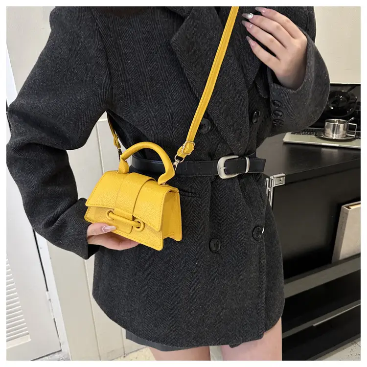 White Korean Style Shoulder Messenger Bag for Women — feature 23