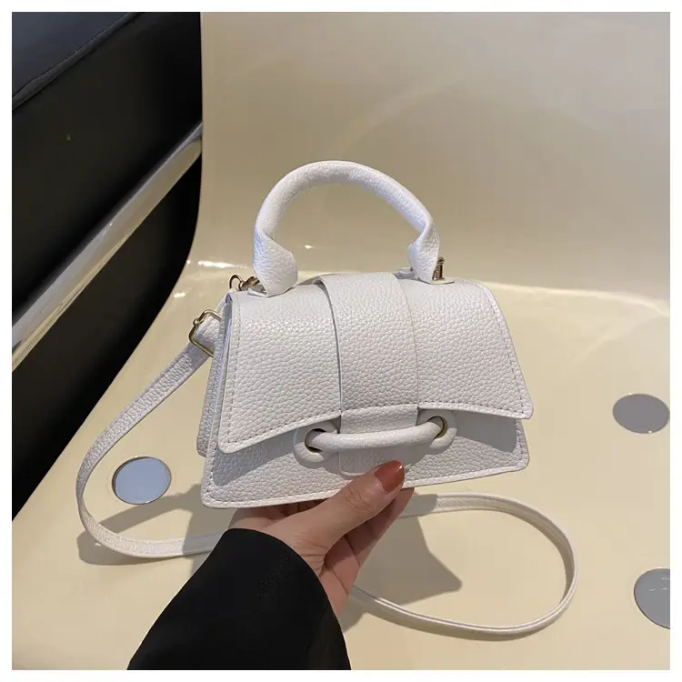 White Korean Style Shoulder Messenger Bag for Women — feature 27