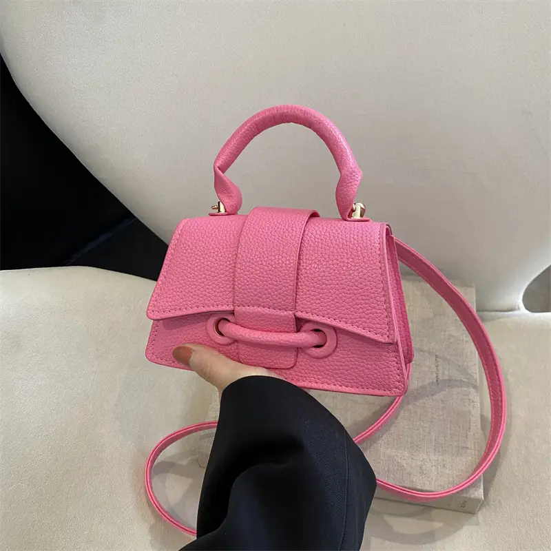 White Korean Style Shoulder Messenger Bag for Women - Image 4