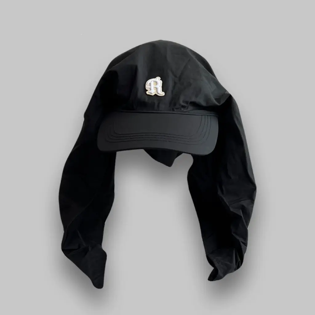 Pink Peaked Cap with Neck Strap for Women - Image 2