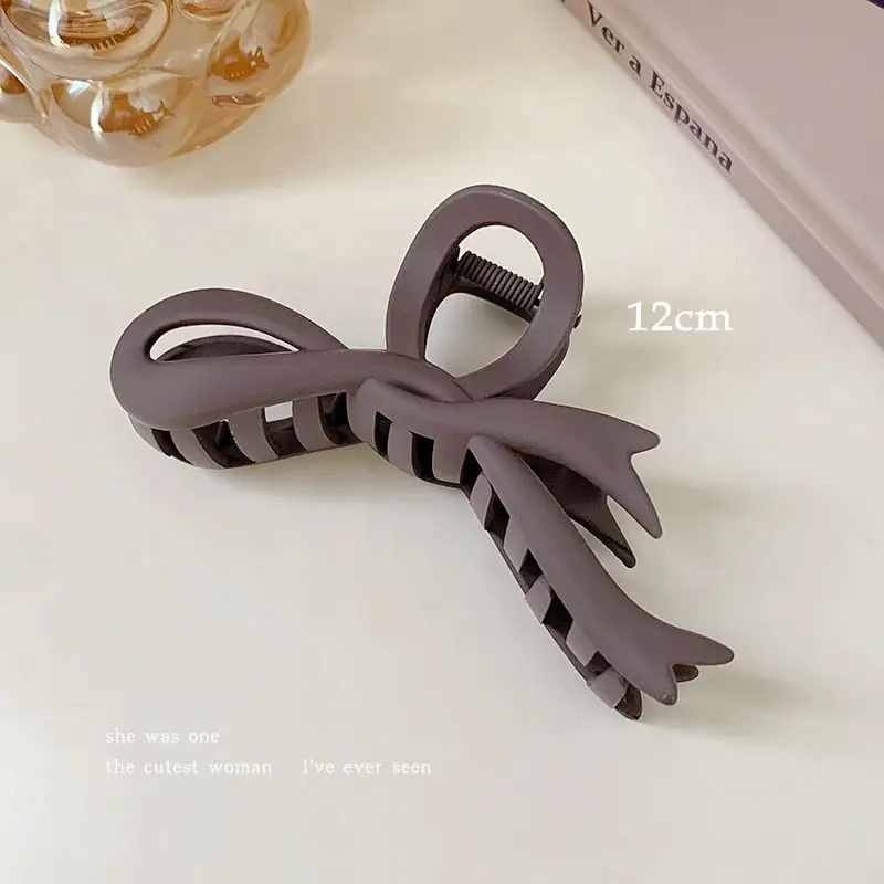 Spring Bow Clip for Women High-Grade Large Ribbon Updo - Image 5