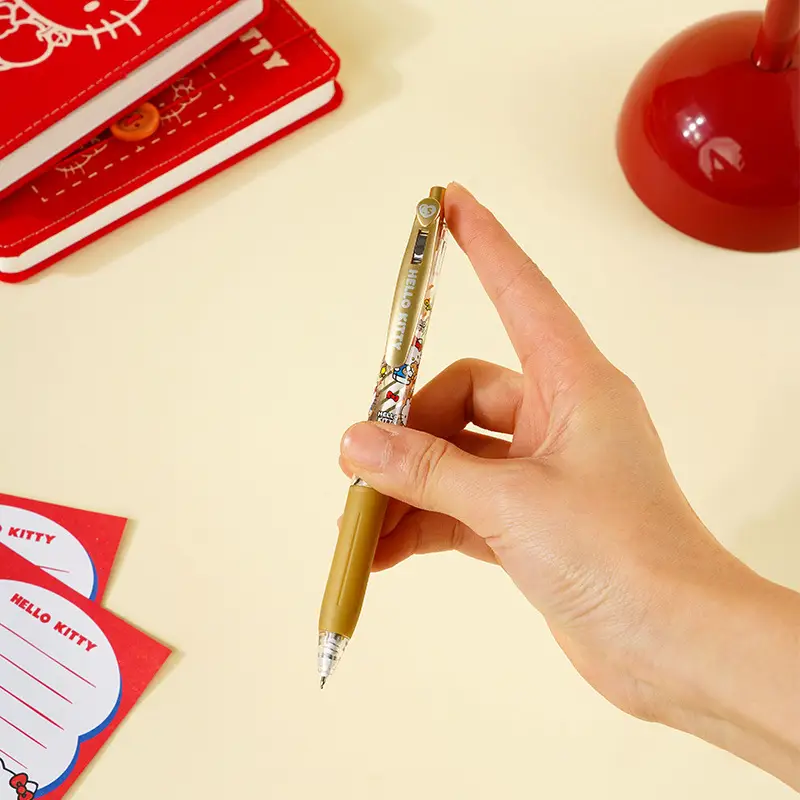 Yuemu Hello Kitty Gel Pen Cartoon Retractable Pen St Head Kt Student Quick-Drying Set Pen Hello Kitty Stationery — feature 10