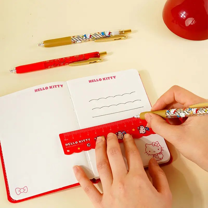 Yuemu Hello Kitty Gel Pen Cartoon Retractable Pen St Head Kt Student Quick-Drying Set Pen Hello Kitty Stationery — feature 11