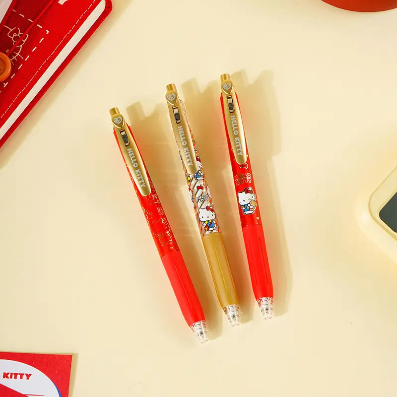 Yuemu Hello Kitty Gel Pen Cartoon Retractable Pen St Head Kt Student Quick-Drying Set Pen Hello Kitty Stationery — feature 15