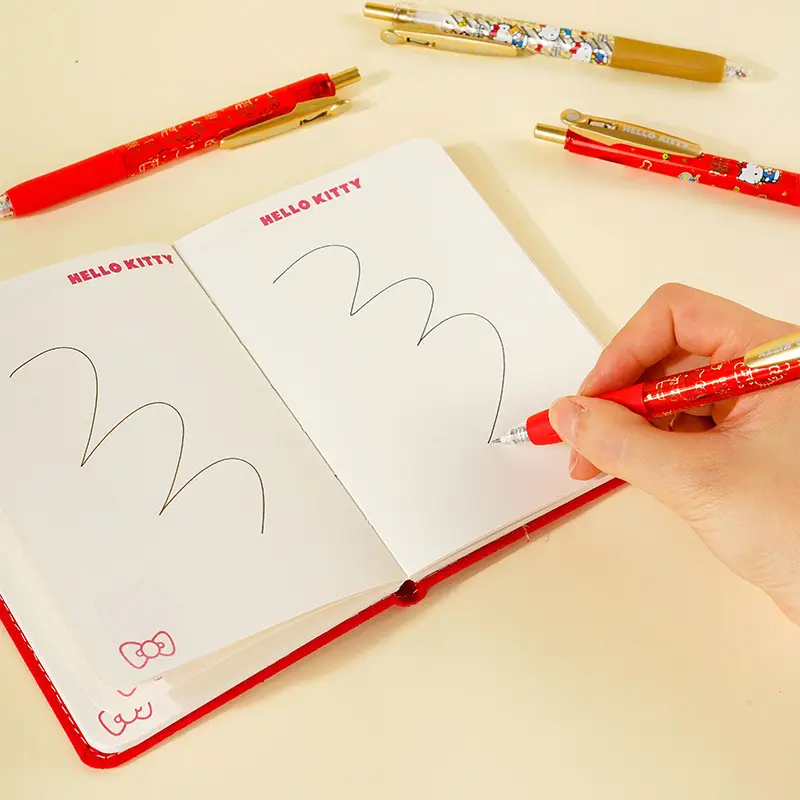 Yuemu Hello Kitty Gel Pen Cartoon Retractable Pen St Head Kt Student Quick-Drying Set Pen Hello Kitty Stationery — feature 18