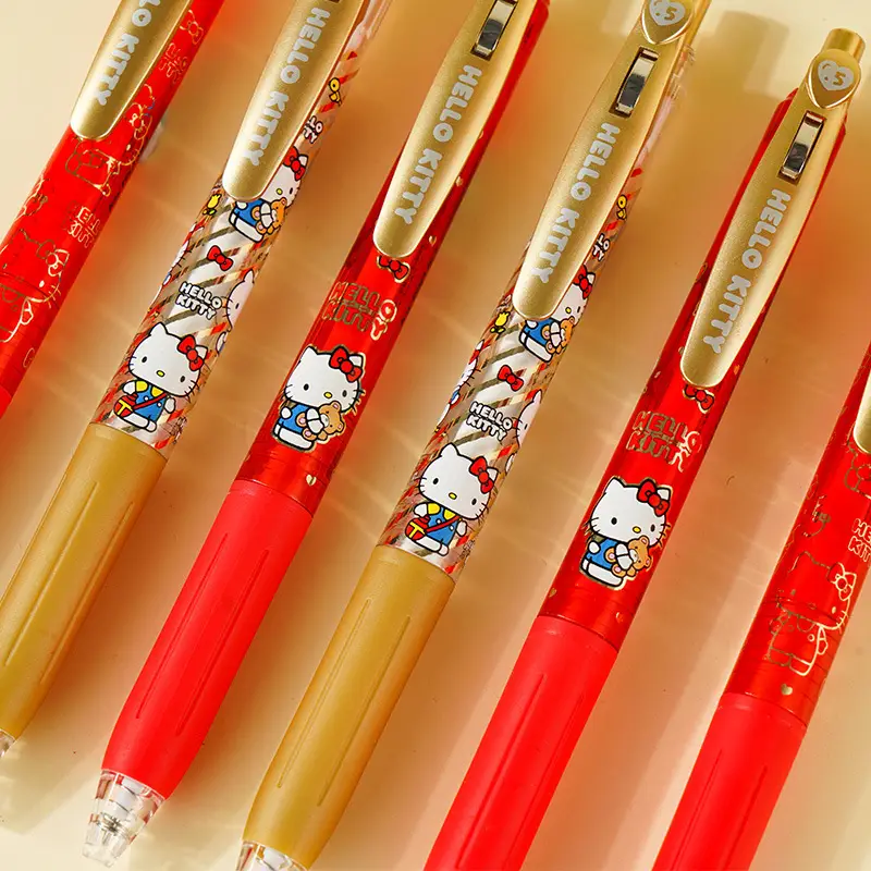 Yuemu Hello Kitty Gel Pen Cartoon Retractable Pen St Head Kt Student Quick-Drying Set Pen Hello Kitty Stationery — feature 4
