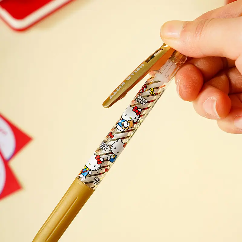 Yuemu Hello Kitty Gel Pen Cartoon Retractable Pen St Head Kt Student Quick-Drying Set Pen Hello Kitty Stationery — feature 8