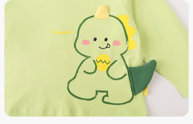 Dudu Baby Long Sleeve T-Shirt White Yellow — feature 21