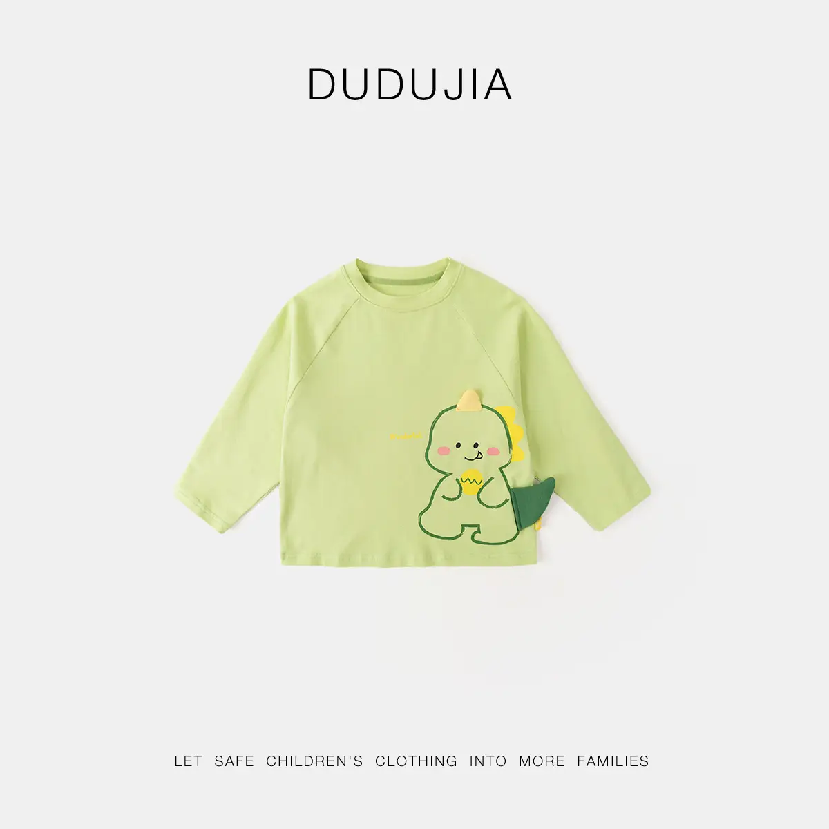Dudu Baby Long Sleeve T-Shirt White Yellow - Image 2