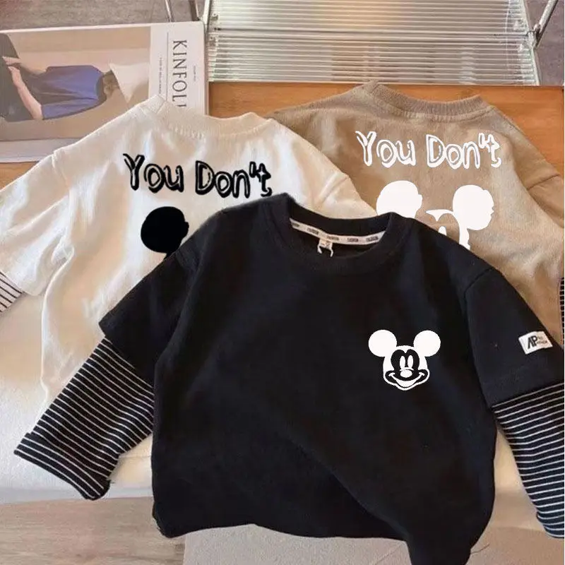 Pure Cotton Boys T-Shirt Faux Two-Piece 2026 — feature 8