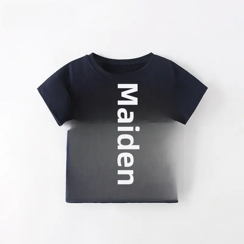 Maiden Gradient Round Neck T-Shirt for Boys Summer
