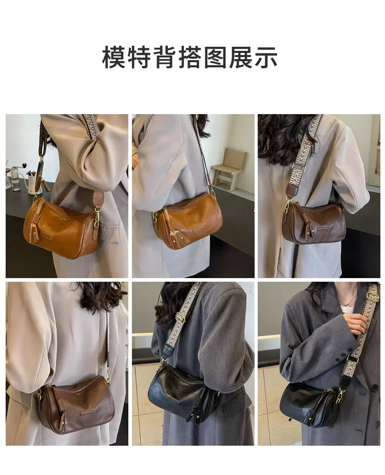 Black Retro Crossbody Bag for Women 2024 — feature 10