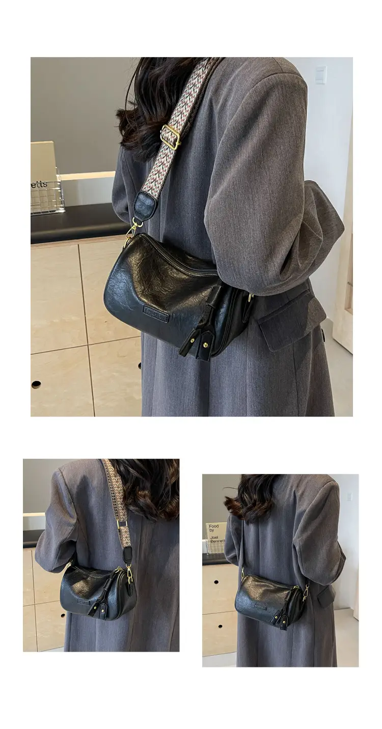 Black Retro Crossbody Bag for Women 2024 — feature 11