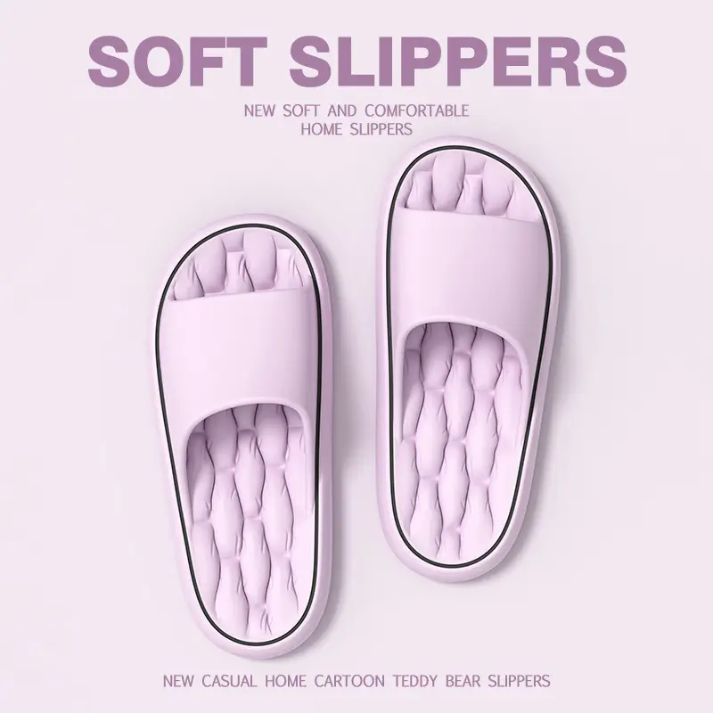 New Style Soft Slippers for Couples Home Bathing - Image 2
