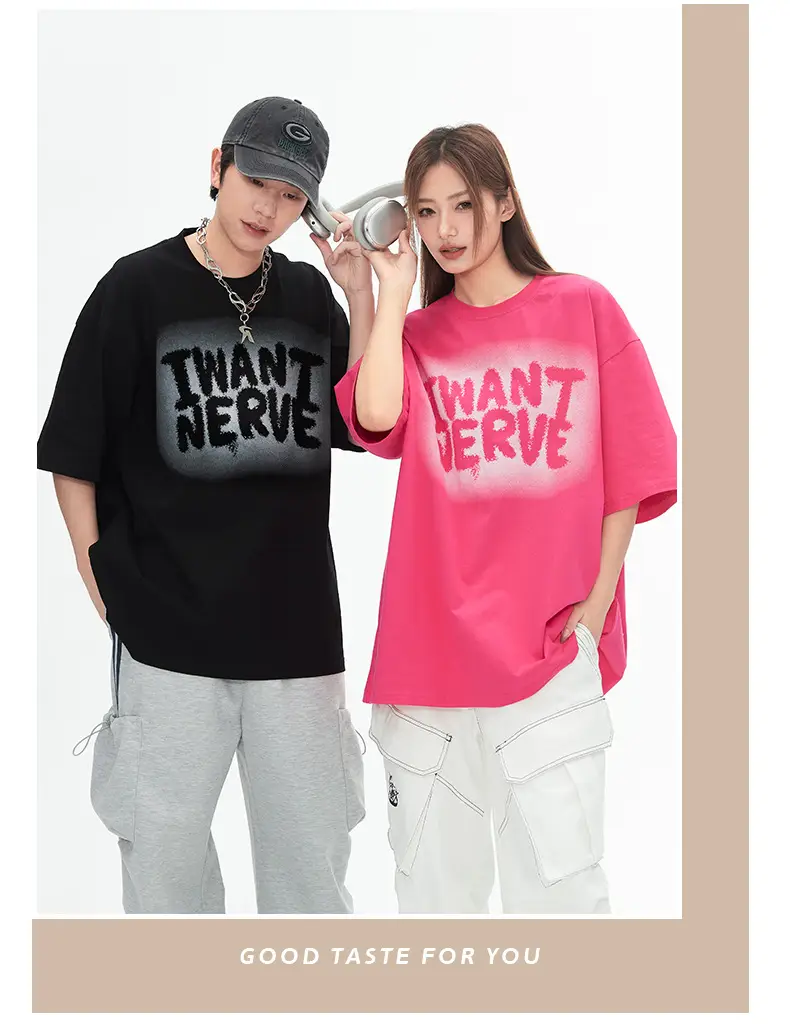 Hanlu Women Printed T-Shirt Pink Short Sleeve — feature 16